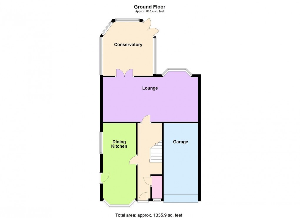Floorplan for Hillside Avenue, Wigston