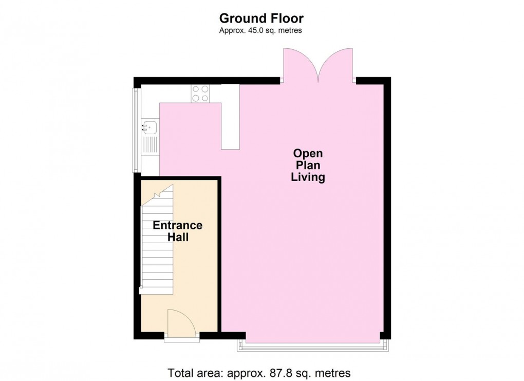 Floorplan for Cranfield Road, Leicester