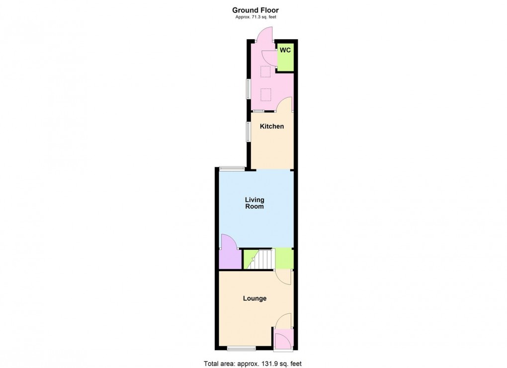 Floorplan for Wigston Street, Countesthorpe
