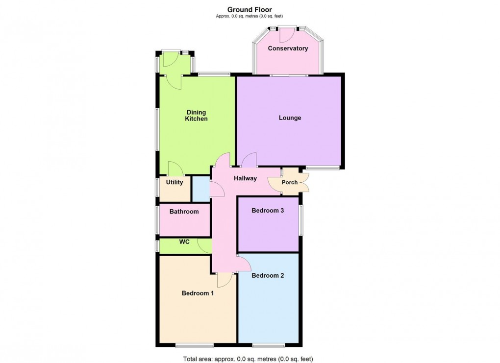 Floorplan for Richmond Drive, Glen Parva