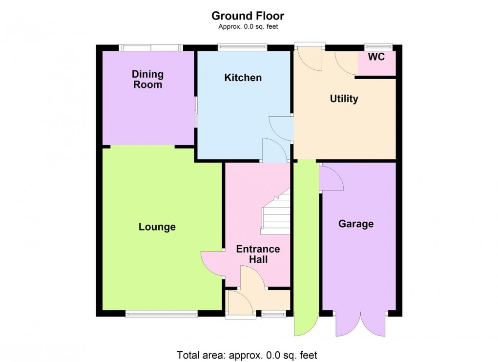 Floorplan for Sedgefield Drive, Thurnby, Leicester