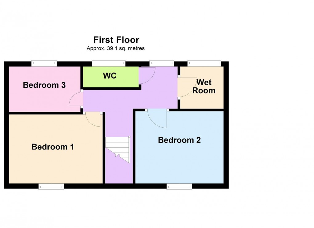 Floorplan for Queens Drive, Enderby, Leicester