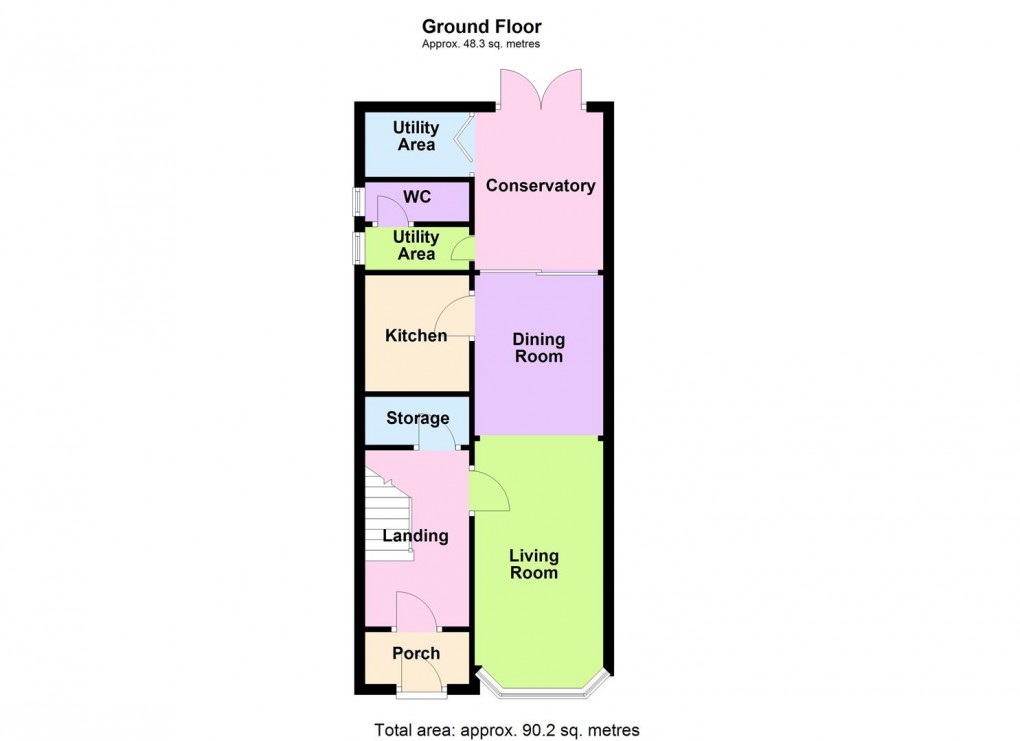 Floorplan for Federation Street, Enderby, Leicester