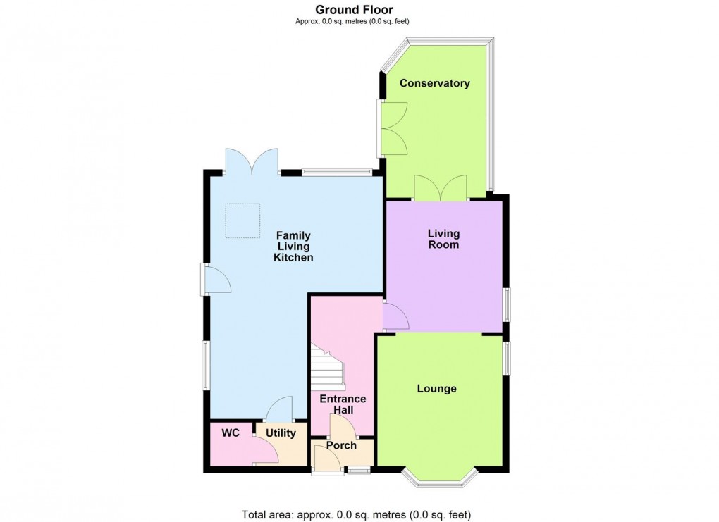 Floorplan for Highfield Crescent, Wigston