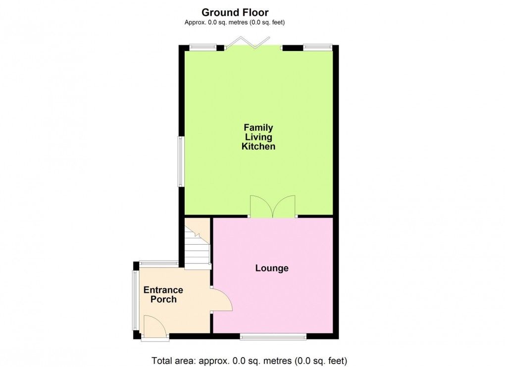 Floorplan for Fontwell Drive, Glen Parva