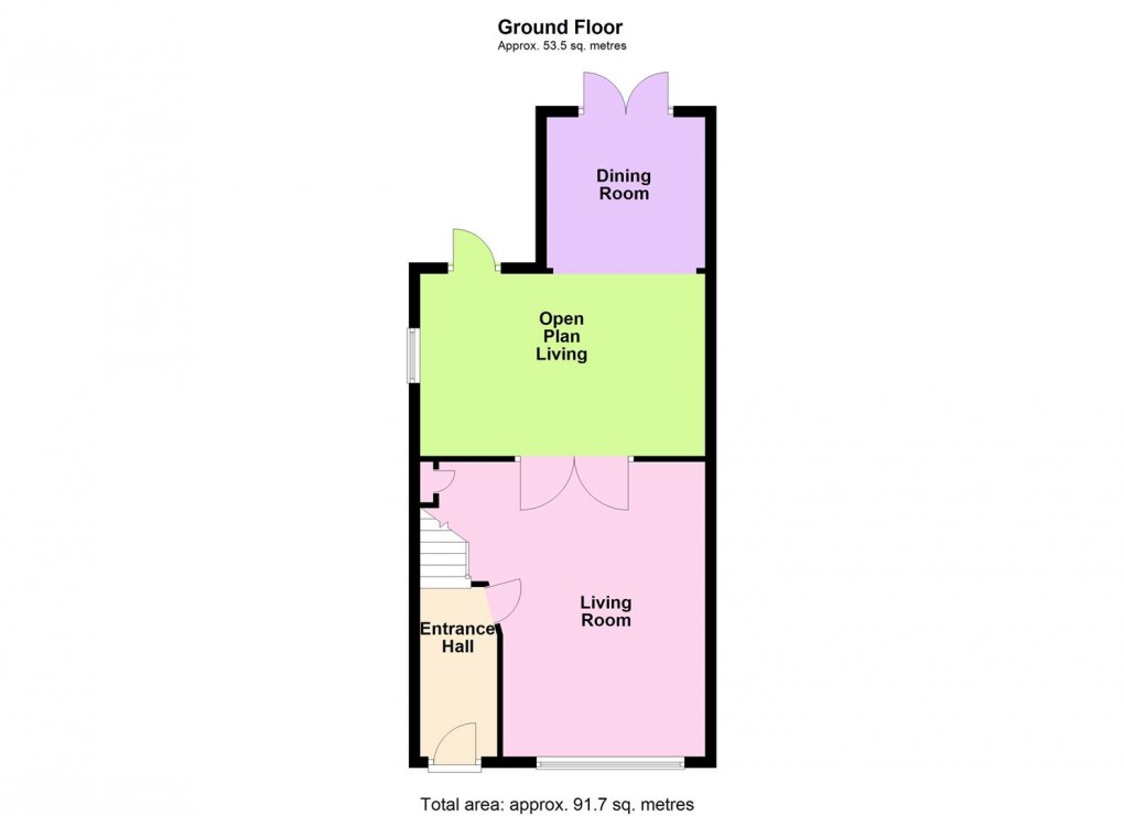 Floorplan for Southey Close, Enderby, Leicester