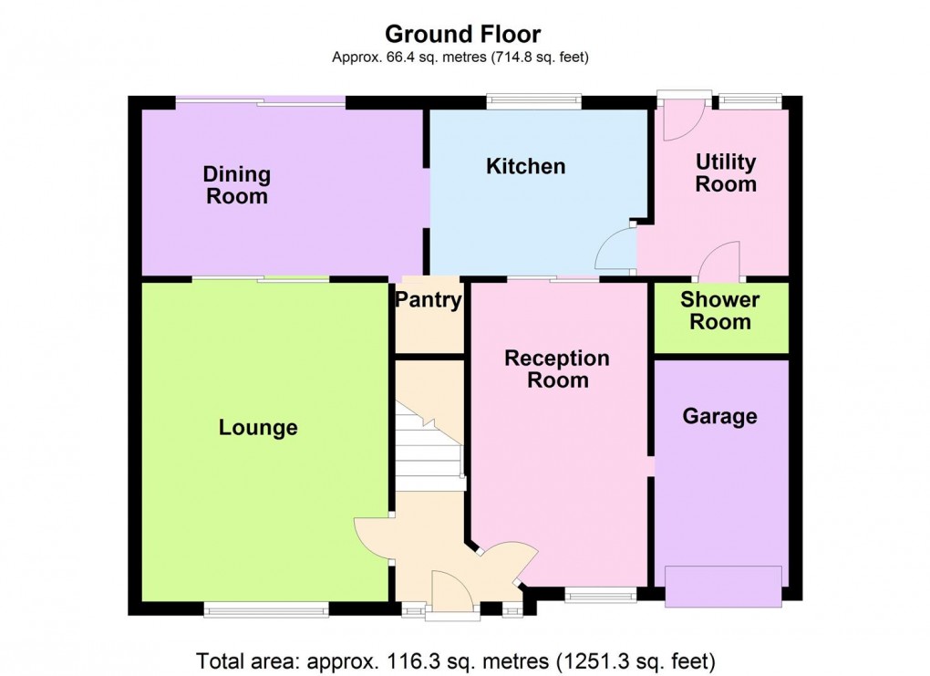 Floorplan for Lyncote Road, Leicester