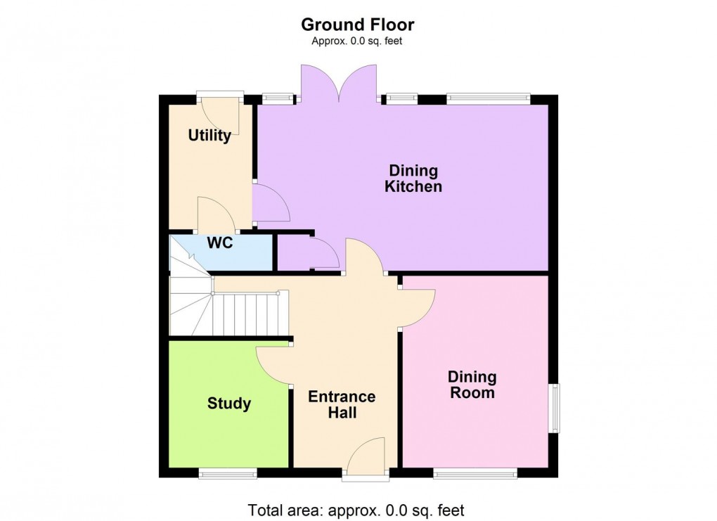 Floorplan for Bradgate Close, Narborough, Leicester