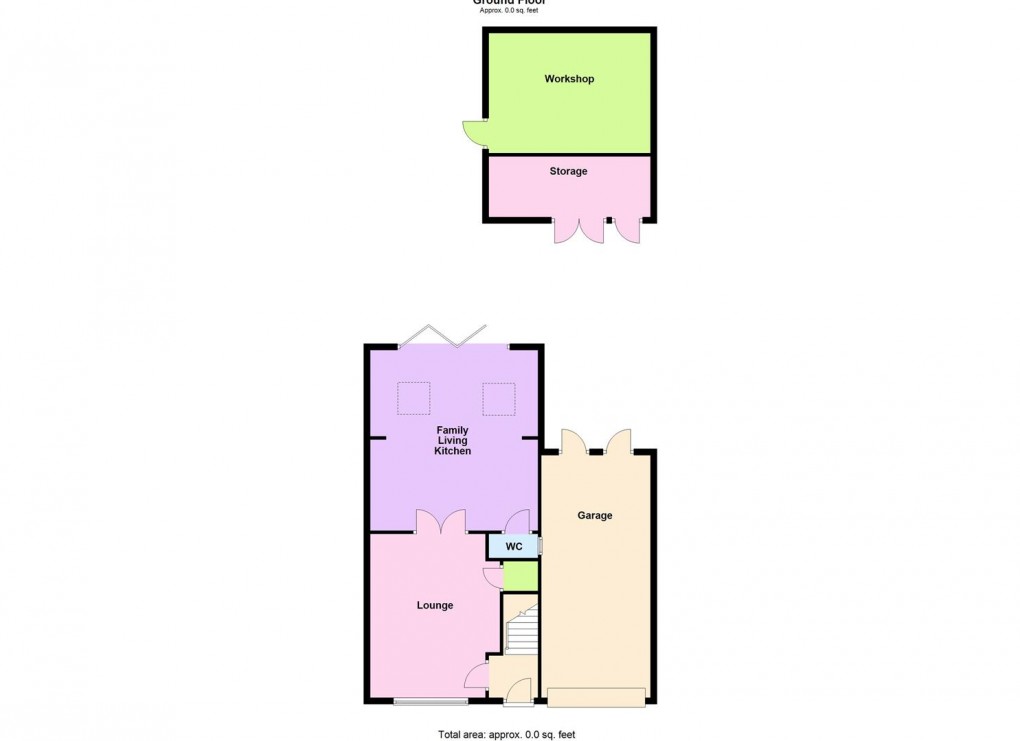 Floorplan for Orchards Drive, Wigston