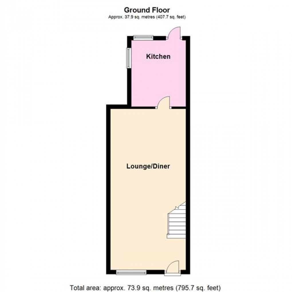 Floorplan for Hughenden Drive, Aylestone