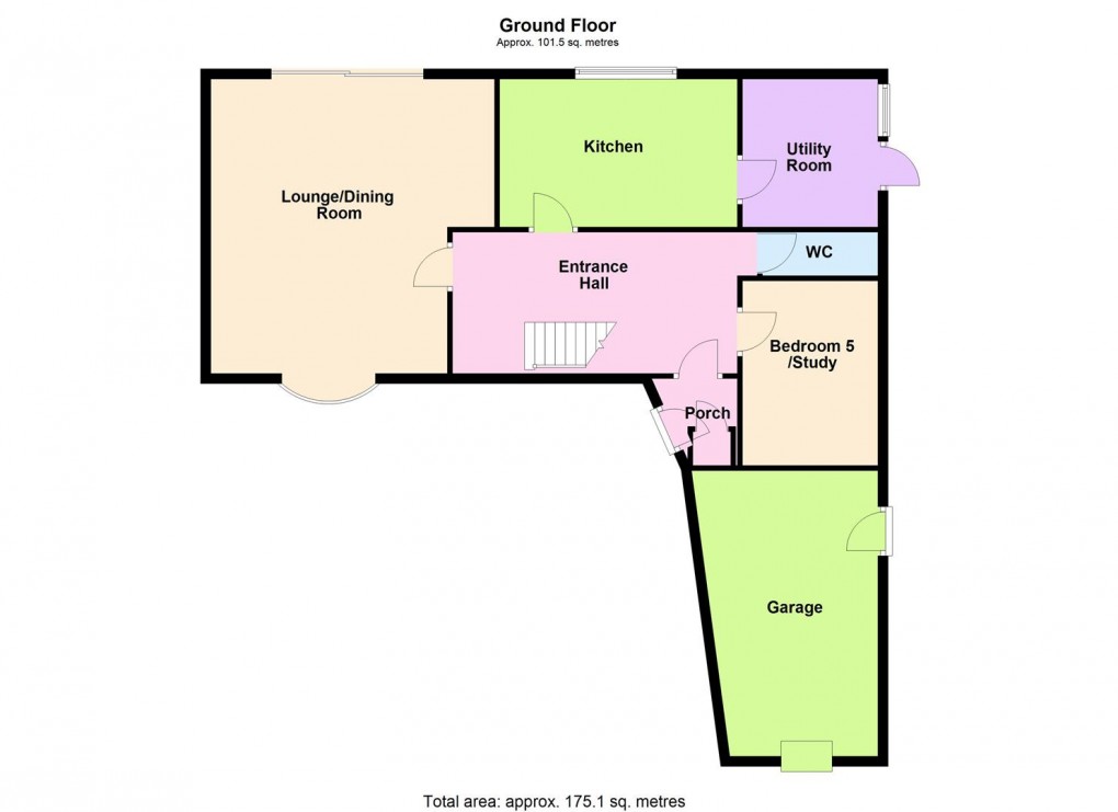 Floorplan for Windermere Drive, Croft, Leicester