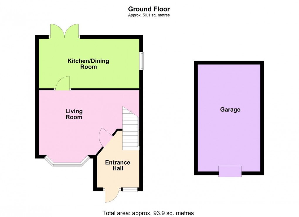 Floorplan for Seaton Road, Wigston