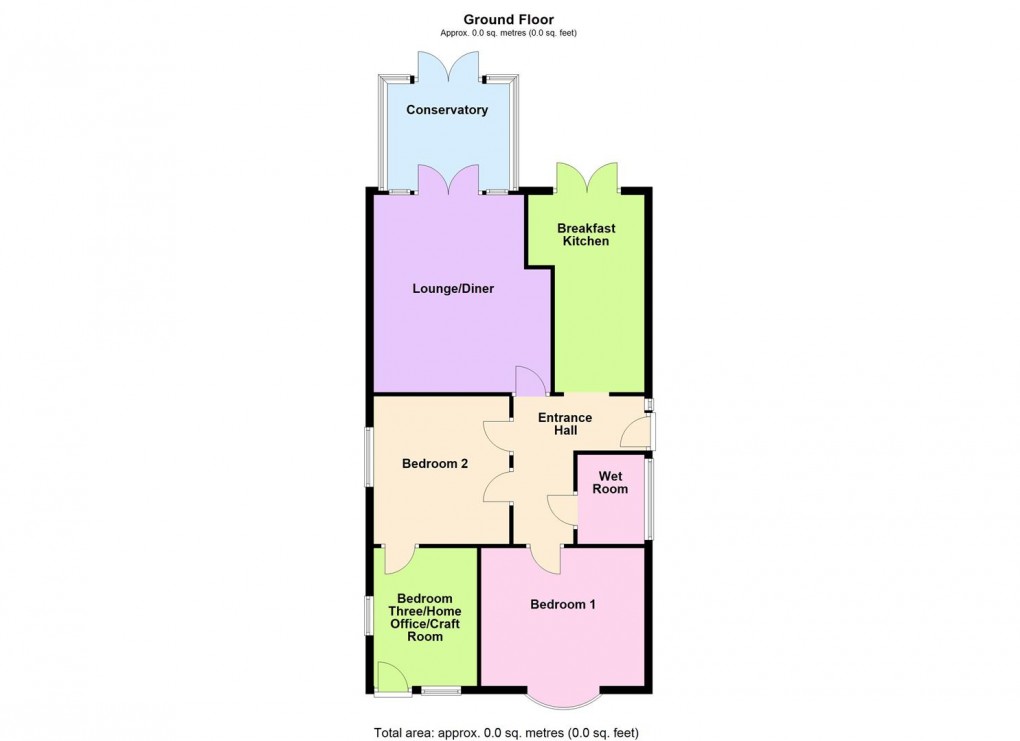 Floorplan for Pells Close, Fleckney